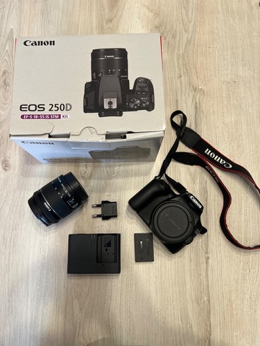 Canon eos 250d dslr - dslr, 18-55